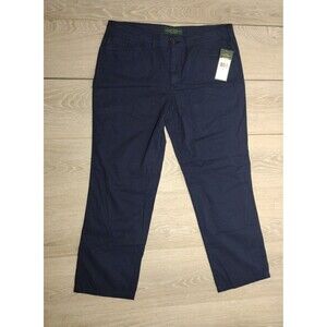 Ralph Lauren Navy Straight Capri - Size 10P - New - Petite